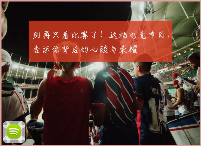 别再只看比赛了!这档电竞节目,告诉你背后的心酸与荣耀